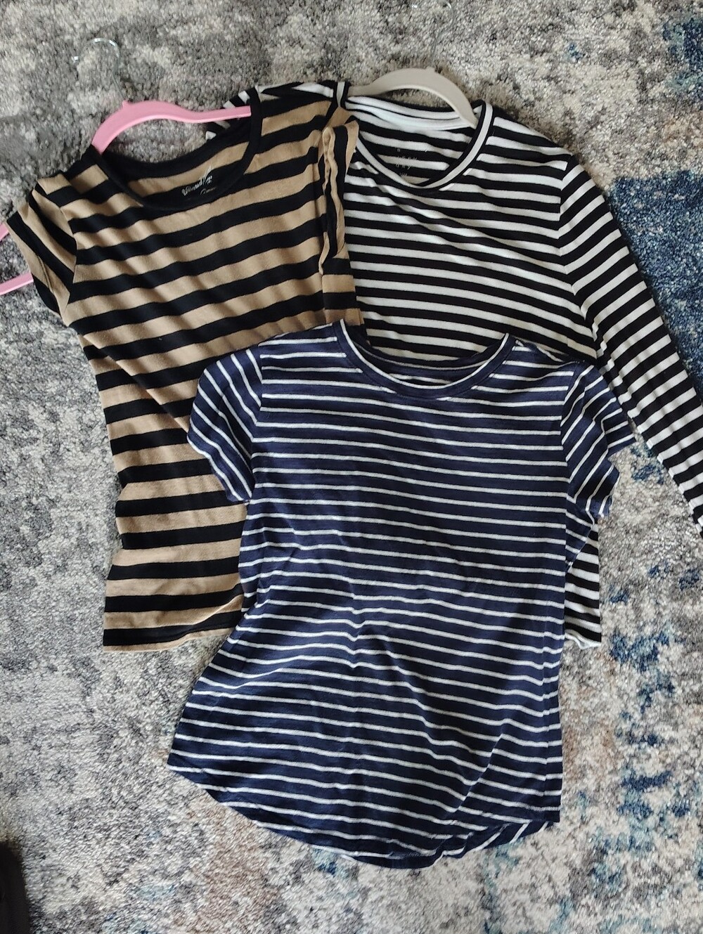 Lot Of 3 Striped Shirts